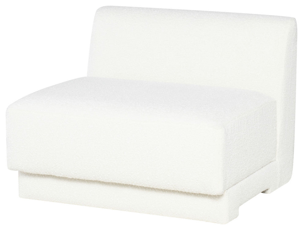 Seraphina Buttermilk Boucle Fabric Modular Sofa, HGSN393
