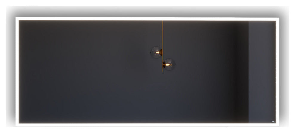 Smart Lisa Dimmable LED Bathroom Mirror With Voice Control, 72"x30"