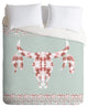 Jacqueline Maldonado Southwest Boho Dye Skull Duvet Cover, Twin