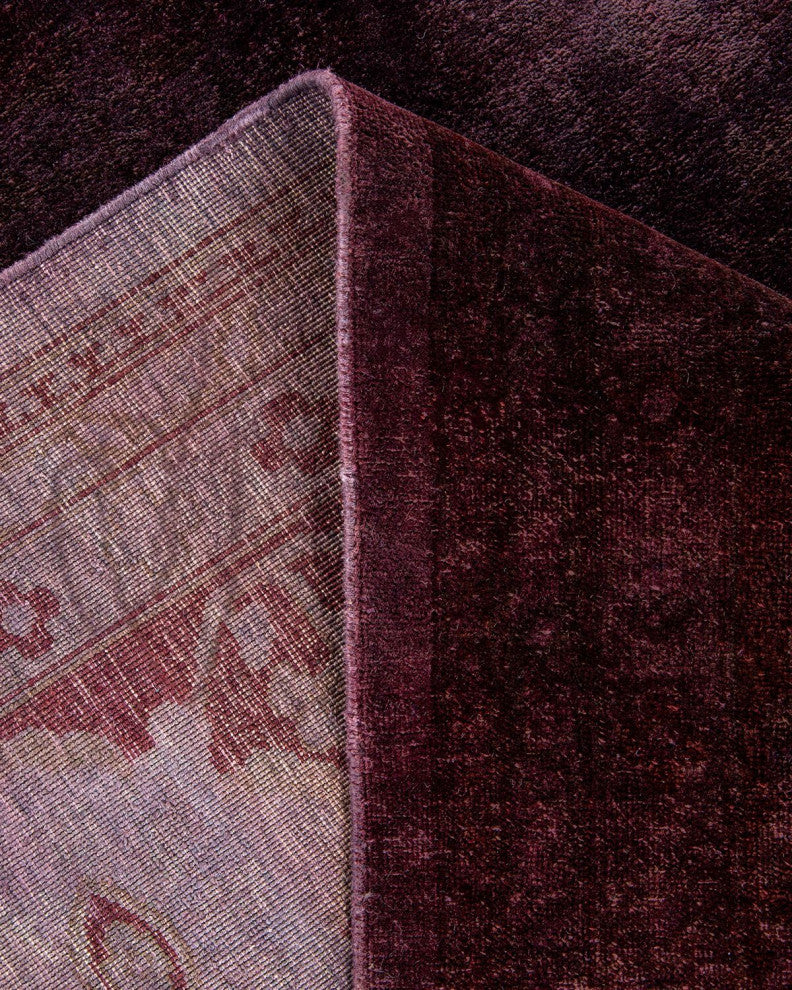 Vibrance, One-of-a-Kind Hand-Knotted Area Rug Brown, 8'10"x11'9"