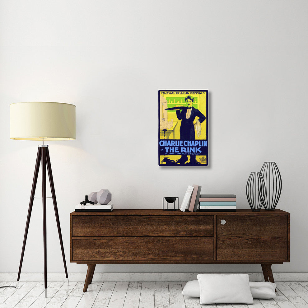 "Charlie Chaplin - The Rink, 1916" Canvas by Hollywood Photo Archive, 20x30"