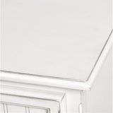 Monaco 2-Drawer Nightstand, White