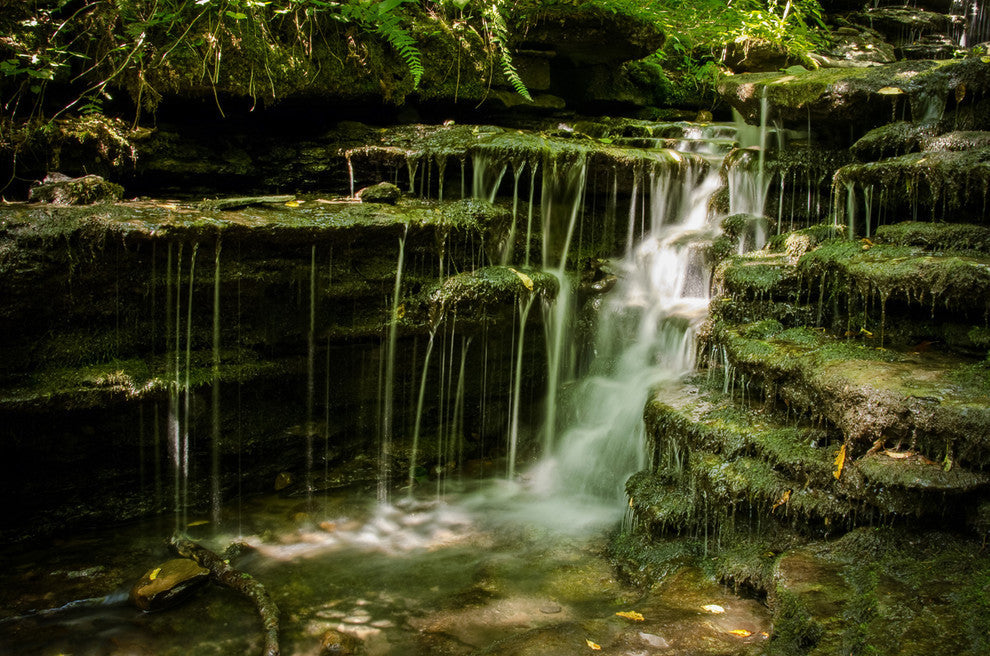 Pixley Falls 1 Landscape Photo, Waterfall Unframed Wall Art Print, 16" X 20"