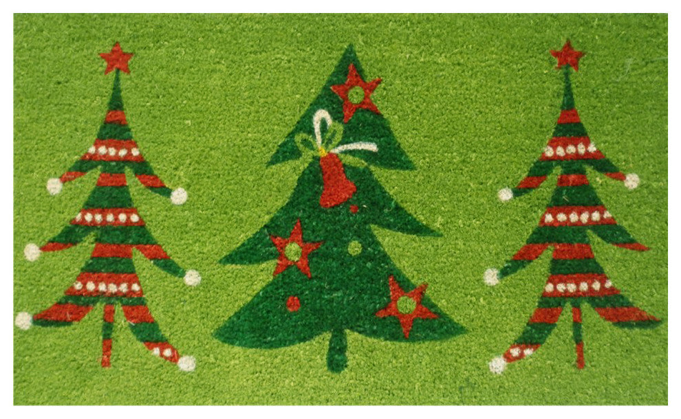 Christmas Trio Doormat, 2'x3'