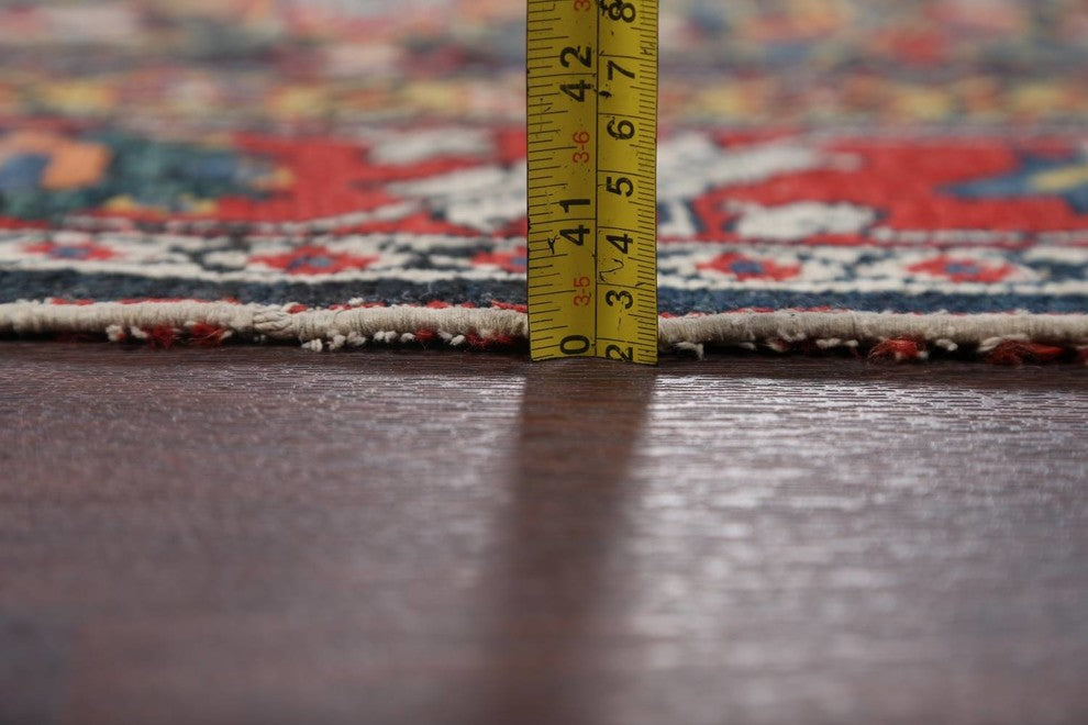 Consigned, Palace Antique Bakhtiari Persian Worn Oriental Area Rug 32'2"x18'0"