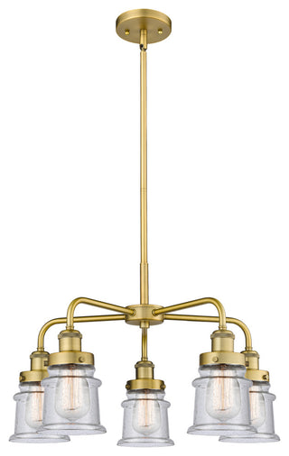Innovations Canton 5 23.25" Chandelier Brushed Brass