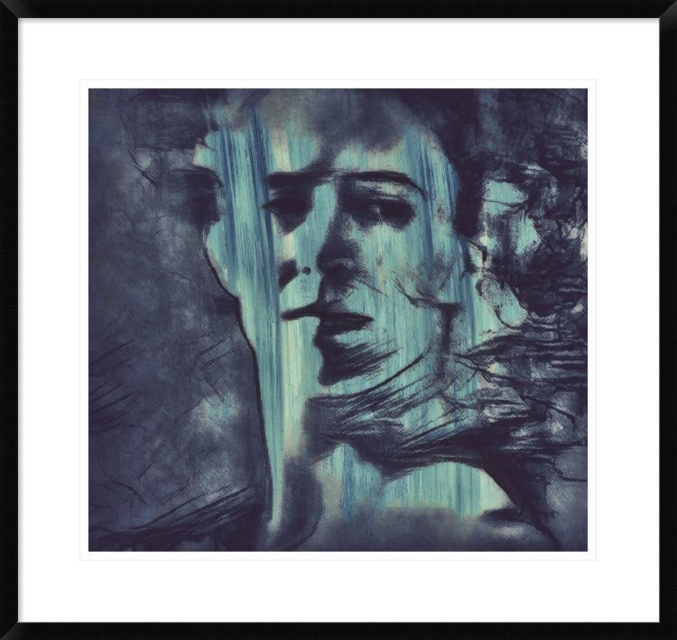 "Beginnings( Portrait )" Framed Digital Print by Dalibor Davidovic, 30"x28"
