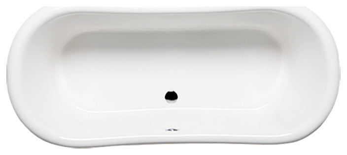 Malibu Lido Oval Soaking Bathtub 71x31x26 Smooth Brass