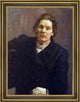 Ilia Efimovich Repin Portrait of Maxim GorkyFramed Premium Canvas Print, 18"x24"