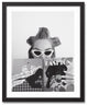 Beauty Salon Magazine 16"x20" Black Framed Canvas