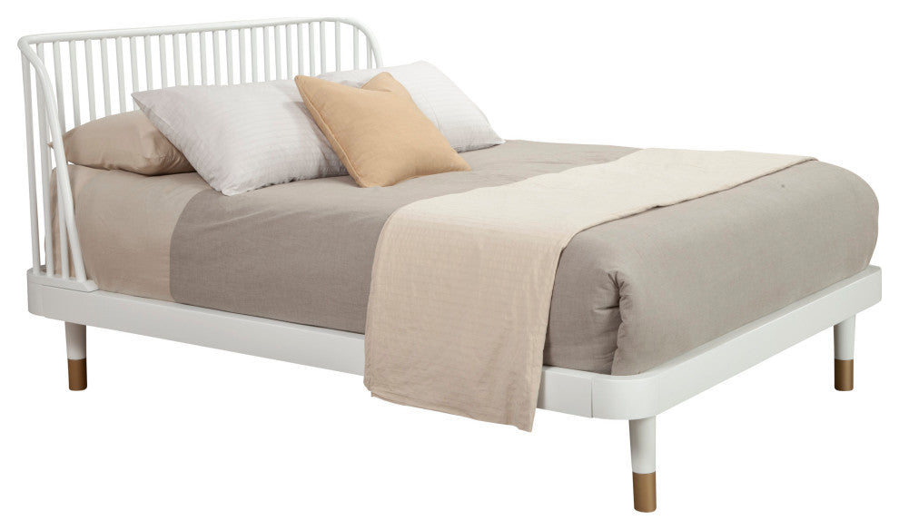 Madelyn California King Slat Back Platform Bed