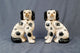 Saunders Ceramic 8" Staffordshire Dog Pair