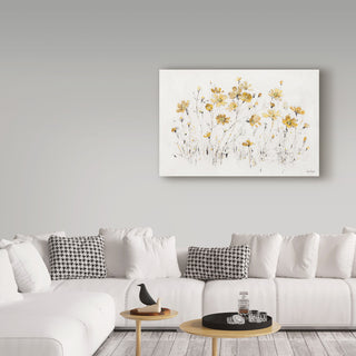 Lisa Audit 'Wildflowers I Yellow' Canvas Art, 19"x12"