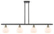 Innovations 516-4I-BAB-G121-6-LED 4 Light Island Light, Black Antique Brass