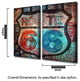 Born 2B Wild VI 2 Panels, 24"x12"