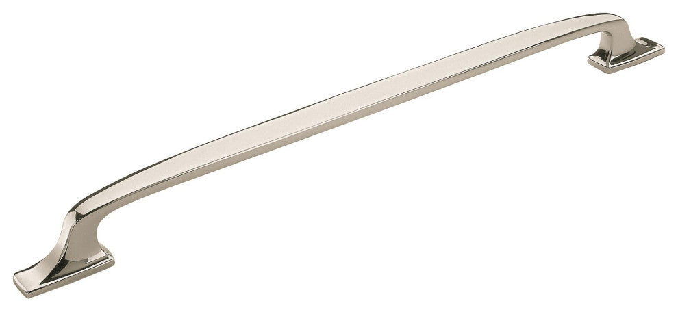 Amerock Highland Ridge Appliance Pull, Polished Nickel, 18" Center-to-Center