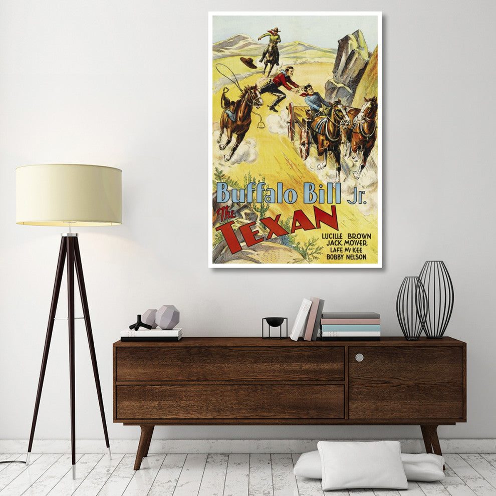 "Vintage Westerns: Texan" Digital Paper Print, 42"x62"