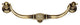 Alno Bail Pull, Polished Antique