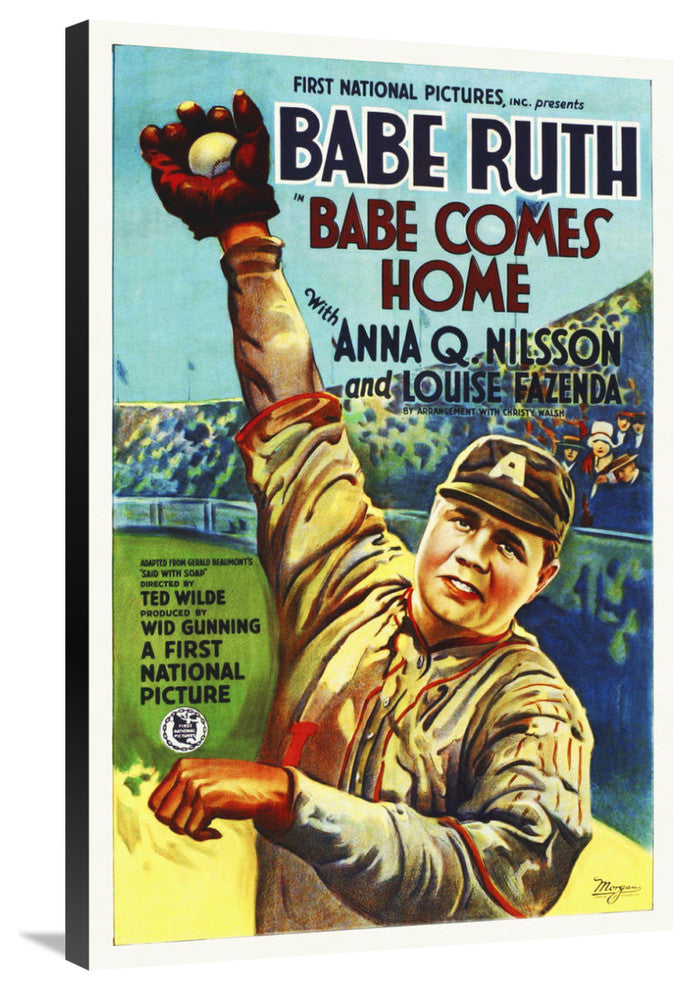 "Babe Comes Home" Stretched Canvas Giclee by Hollywood Photo Archive, 24x36"