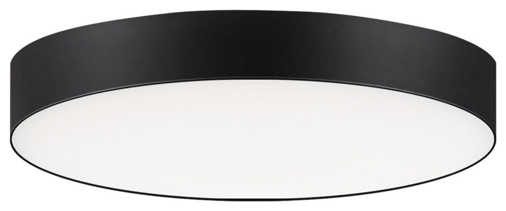 Maxim 57882WT Trim 7"W LED Flush Mount Ceiling Fixture - Black