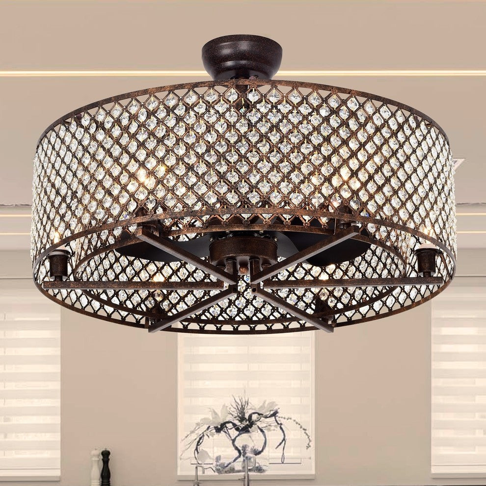 Miyaka 6-light Ceiling Fan (with Remote)