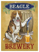 "Beer Dogs IV" Digital Paper Print by Mary Urban, 20"x26"