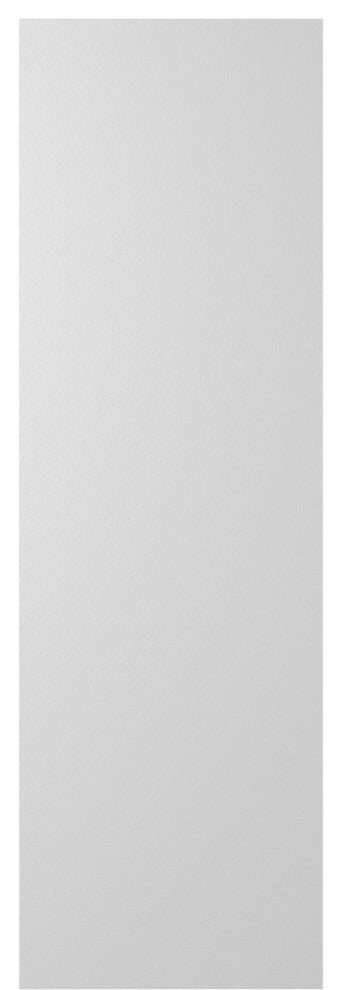 18"W True Fit PVC Single Panel Chevron Modern Style, Hailstorm Gray, 48"H