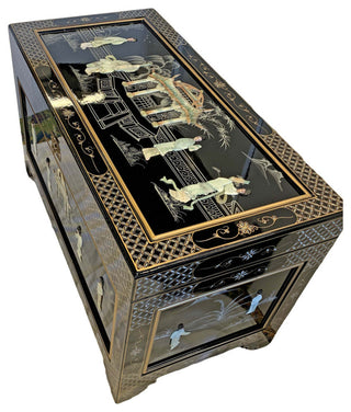 Large Mother of Pearl Oriental Storage Chest