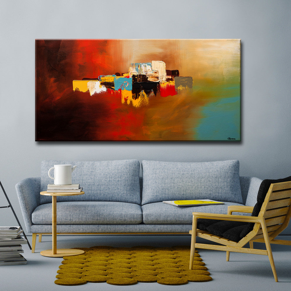 Du-Soleil'' Canvas by Cguedez, 24"x48"