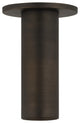 Luxe Cylinder Flush Mount, Distressed Bronze, 2.5"Lx2.5"Wx7.5"H