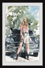"Beautiful Escape" Framed Painting Print, 8"x12"