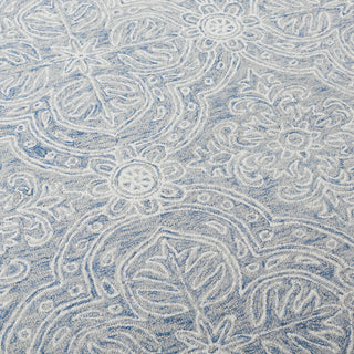 Safavieh Lauren Ralph Lauren Collection LRL6603 Rug, Blue/Ivory, 7' Round