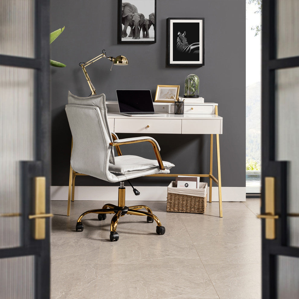 Riccardo Task Chair,rotatable White