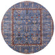 Ahgly Company Indoor Round Mid-Century Modern Area Rugs, 8' Round