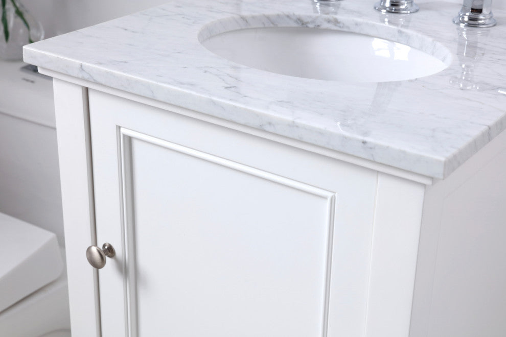 Matilda 19" Single Bathroom Vanity Set, White