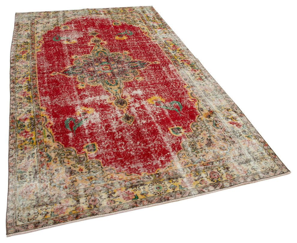 Rug N Carpet - Hand-knotted Turkish 5' 5'' x 8' 10'' Antique Area Rug