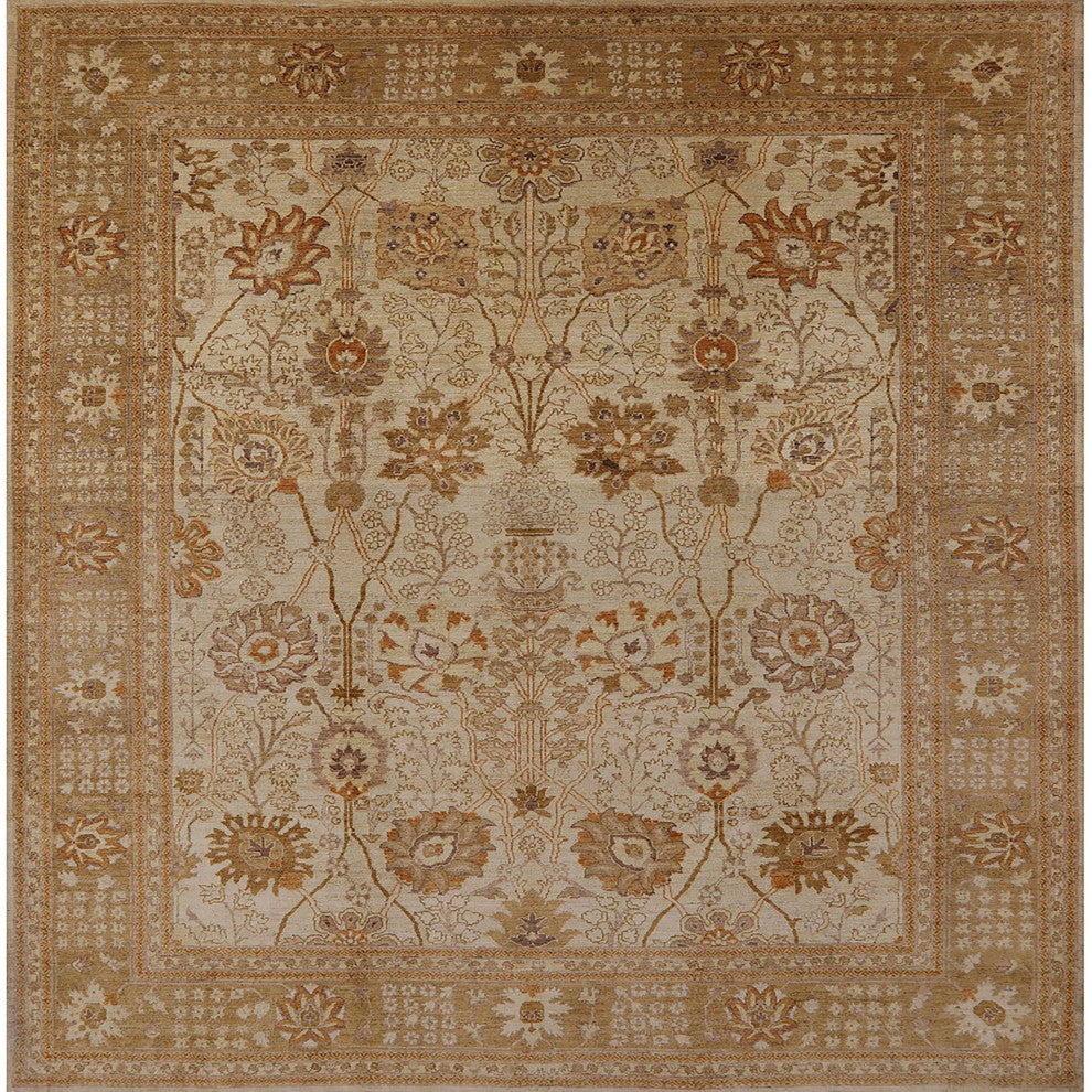 Ahgly Company Indoor Square Mid-Century Modern Area Rugs, 5' Square