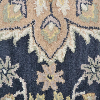 HAND TUFTED WOOL ECO-FRIENDLY AREA RUGS - Charcoal , Oriental Design