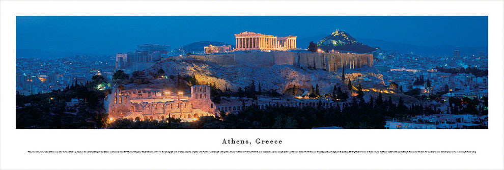 Athens, Greece, Unframed