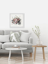 "Mystery Skull" Framed Painting Print