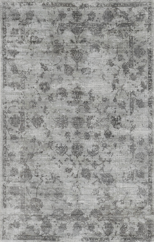 KAS Indulge 0806 Gray Vintage Area Rug, 9'x13'