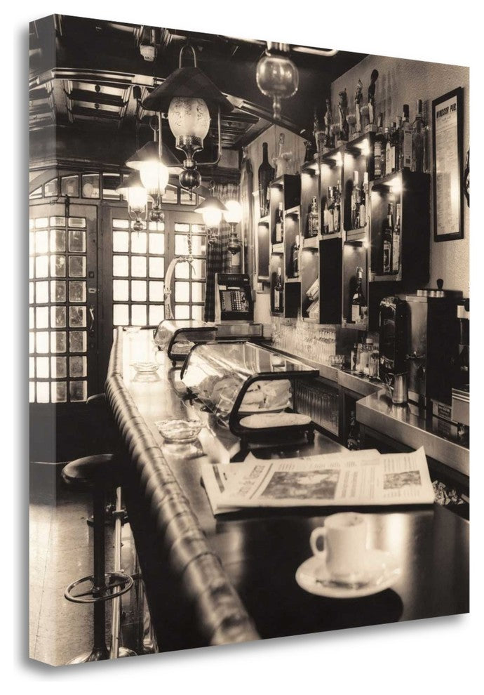"Caffe Pamplona" By Alan Blaustein, Giclee Print on Gallery Wrap Canvas