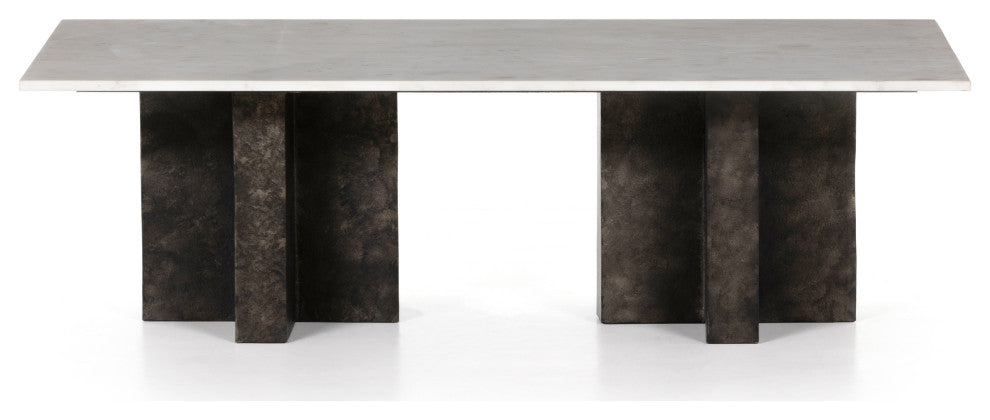 Terrell Coffee Table-Raw Black
