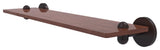 Tango 22" Solid Wood Shelf, Venetian Bronze