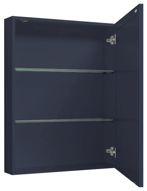 Avanity 24" Mirror Cabinet, Navy Blue