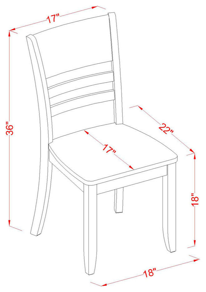 5 Pc With 2 Drop Leaves And 4 Wood Kitchen Chairs In Espresso