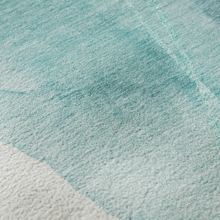 Premium Machine Washable Mayfield AMF544 Teal 3' x 5' Rug