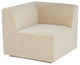 Lilou Almond Fabric  Modular Sofa Corner