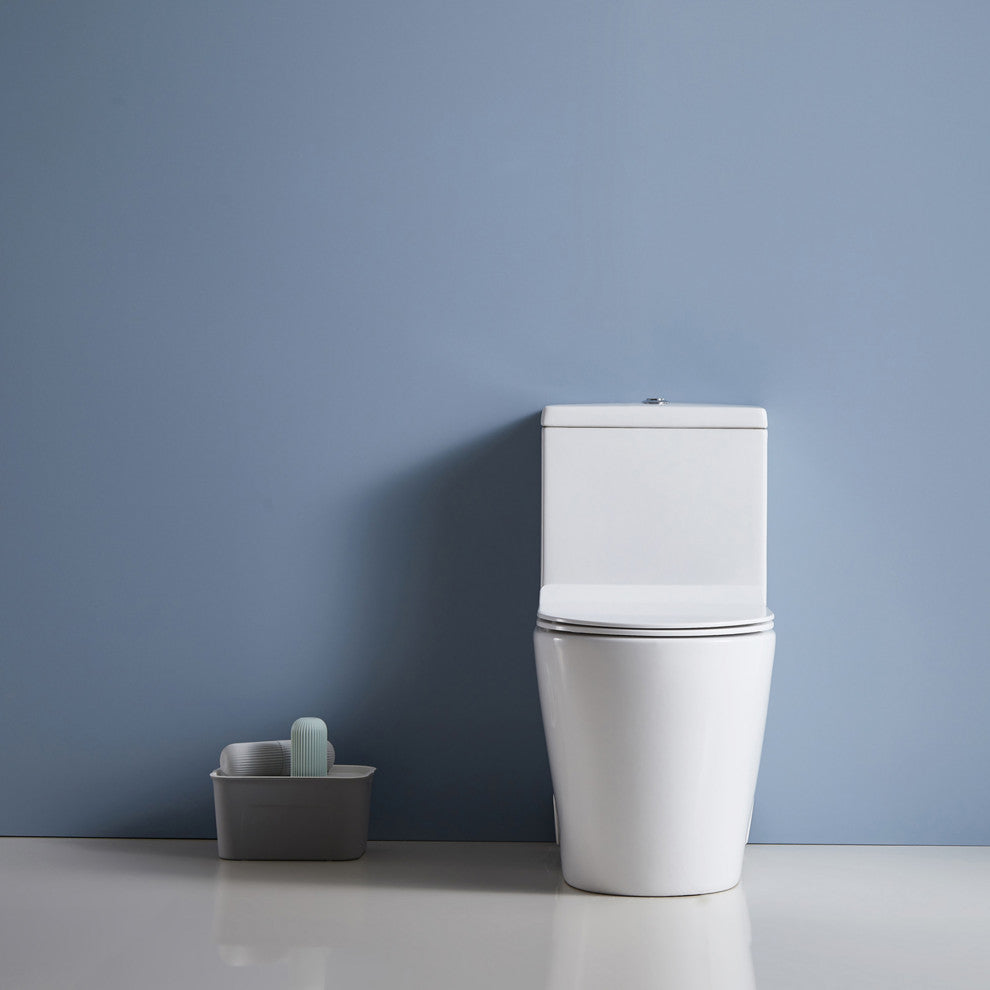 12 inches 0.88/1.28GPF Dual Flush One-Piece Toilet with Soft Close SeatWhen you"™