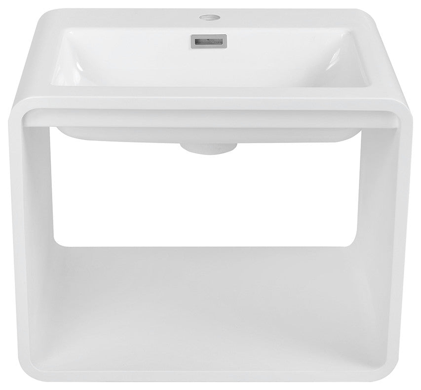 24" Streamline K-1952-24 Solid Surface Resin Wall Hung Basin